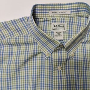 L.L.Bean Men's Long sleeve Button Down L-Reg
